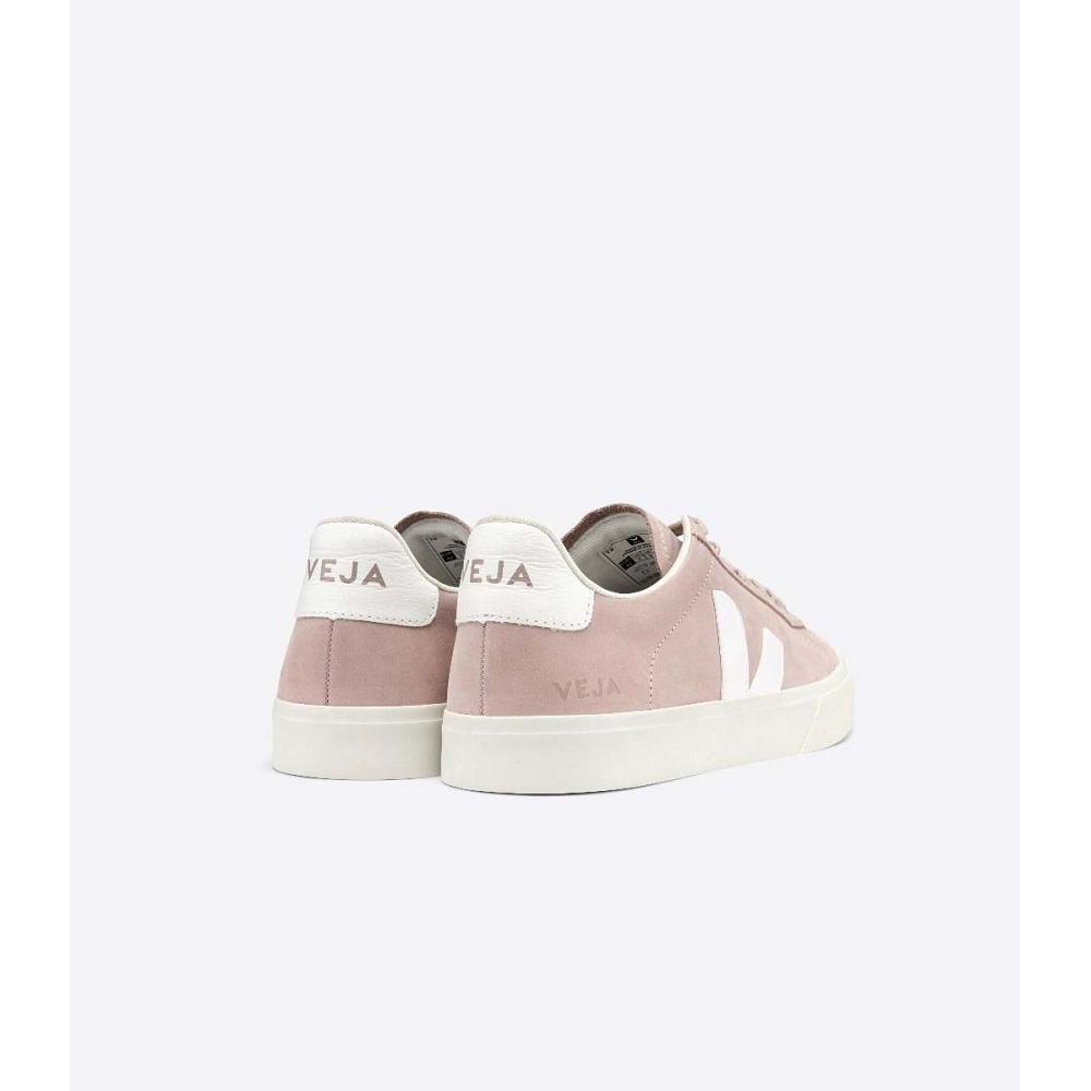 Veja CAMPO NUBUCK Low Tops Sneakers Dame Rosa | NO 599SGL